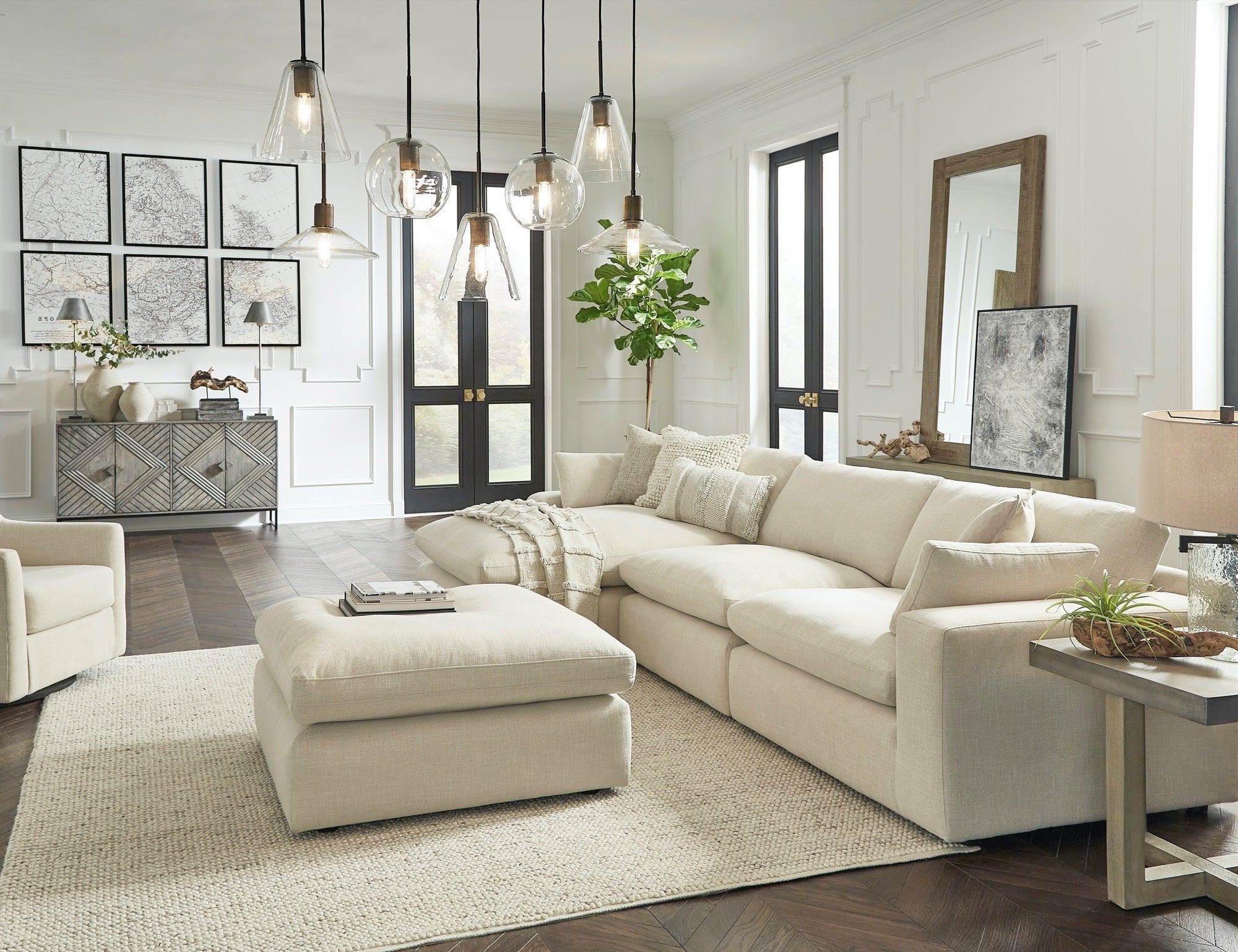 Elyza 3-Piece Sectional with Chaise