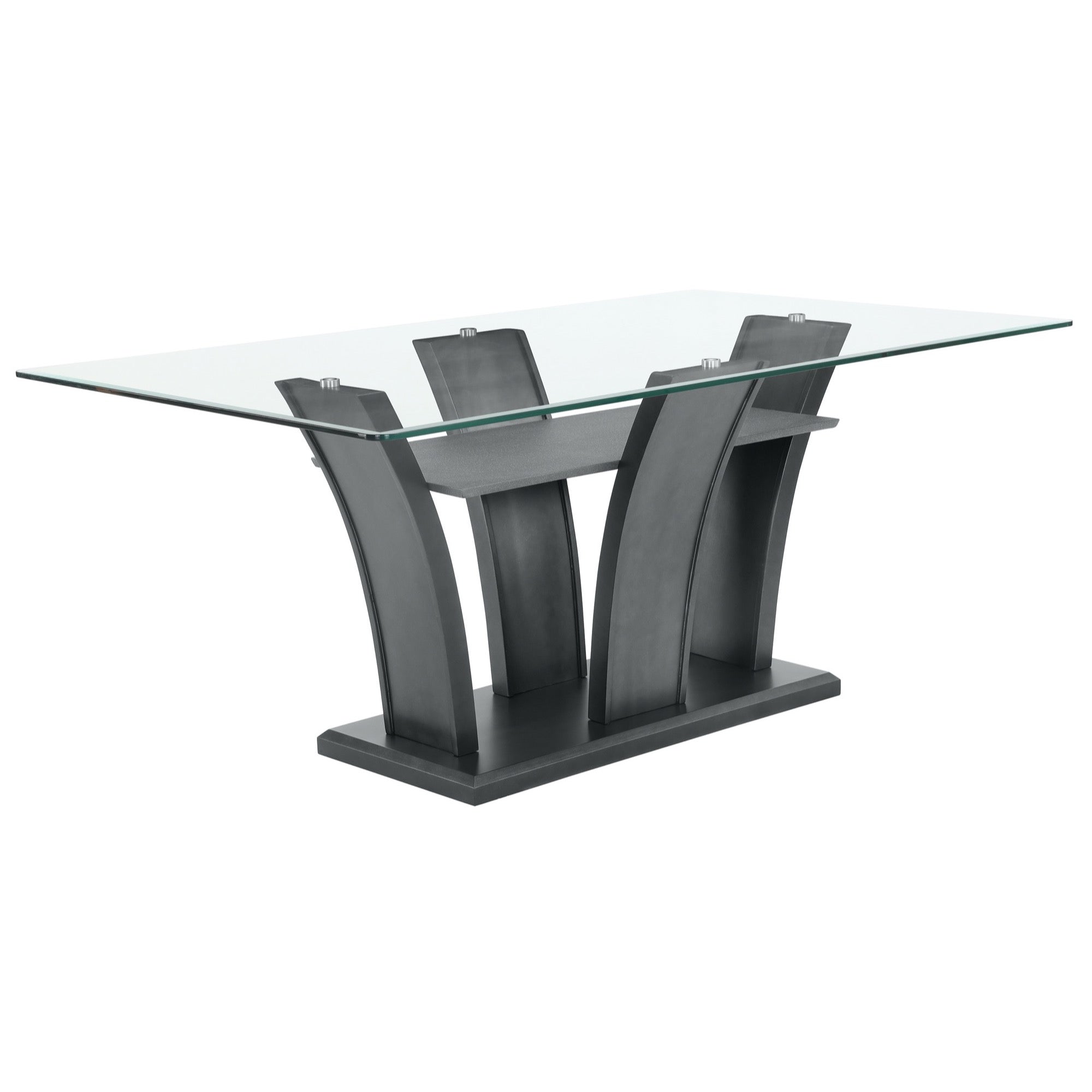 Amelia Glass Top Dining Table