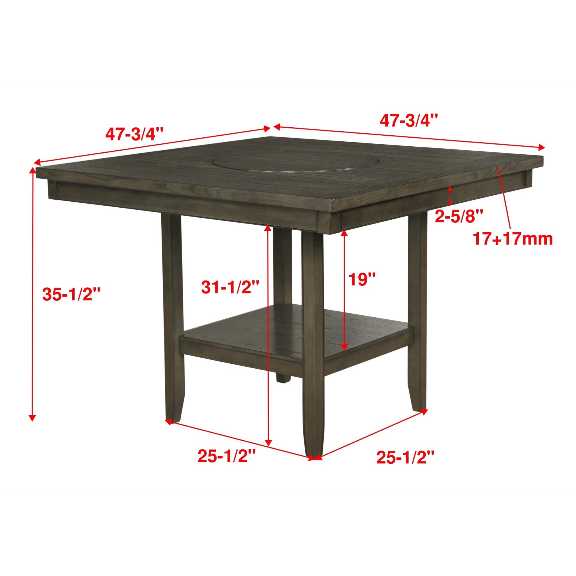 Aiden Counter Height Dining Table