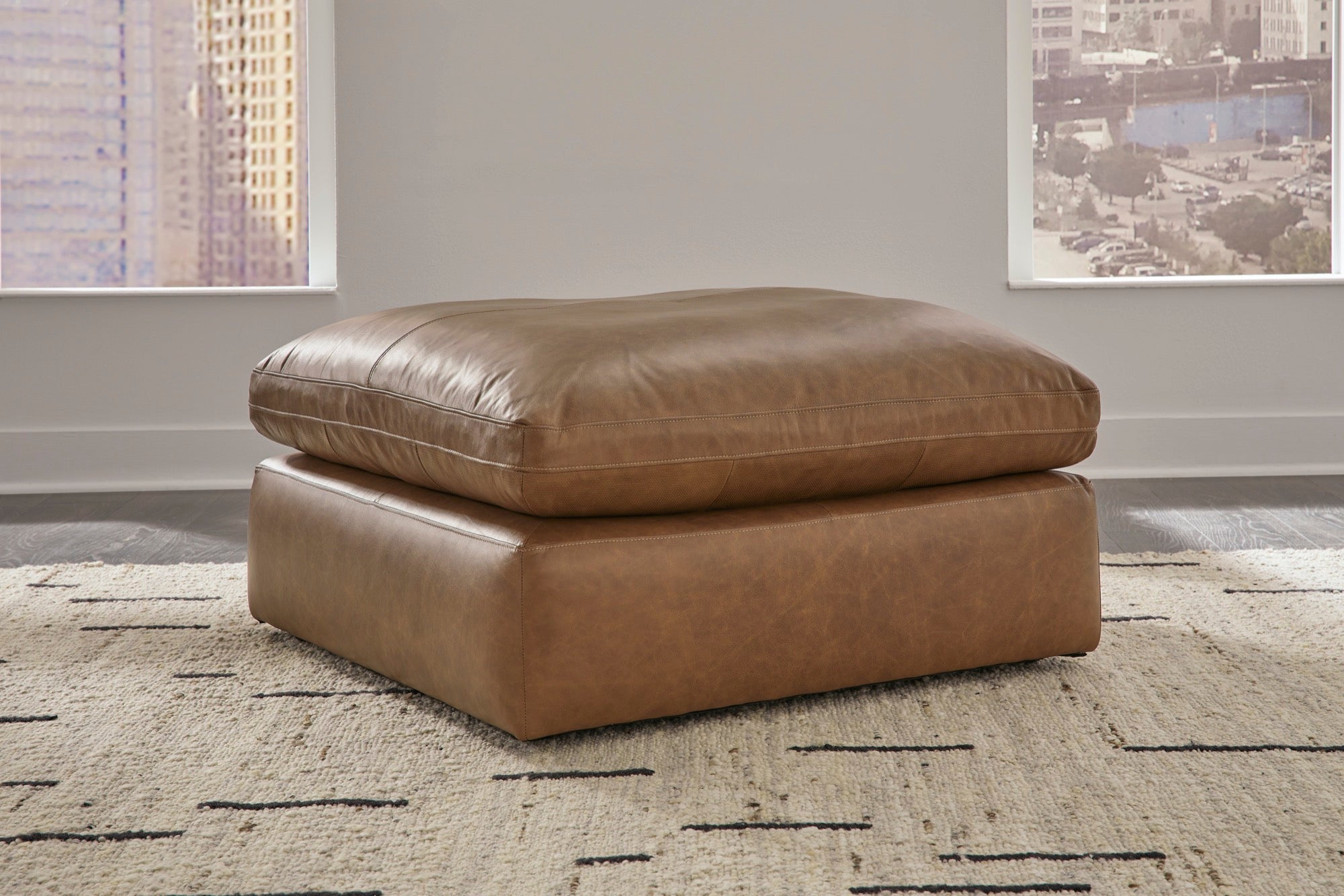 Aubrey Oversized Accent Ottoman