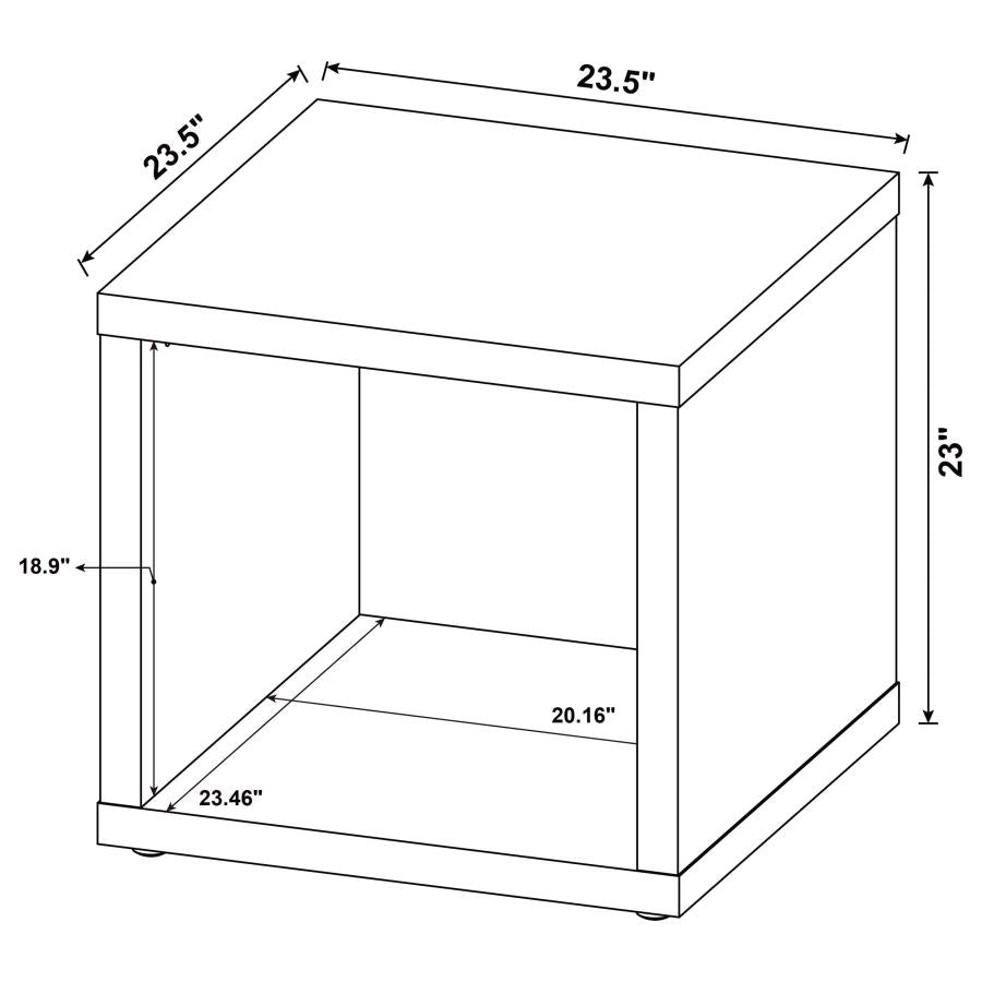 Side End Table Dark Pine