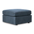 Kennedy Blue Ottoman