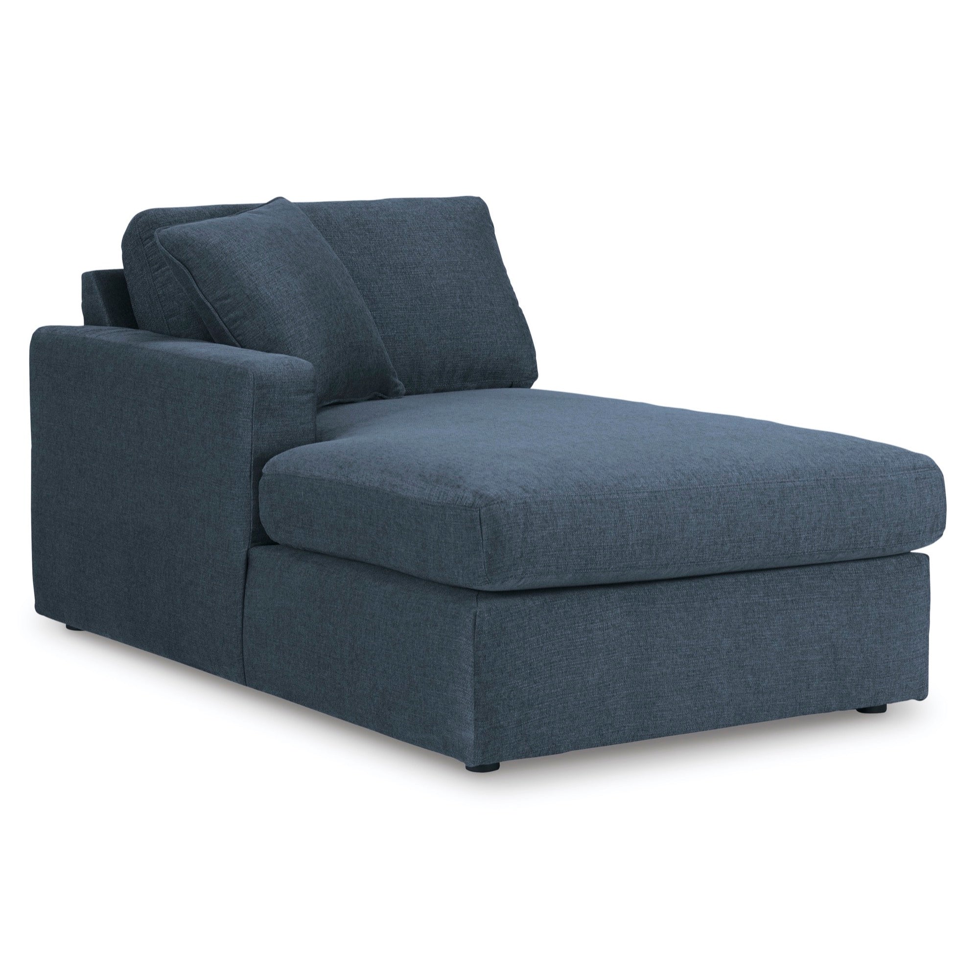 Kennedy Blue Left-Arm Facing Corner Chaise