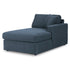 Kennedy Blue Right-Arm Facing Corner Chaise