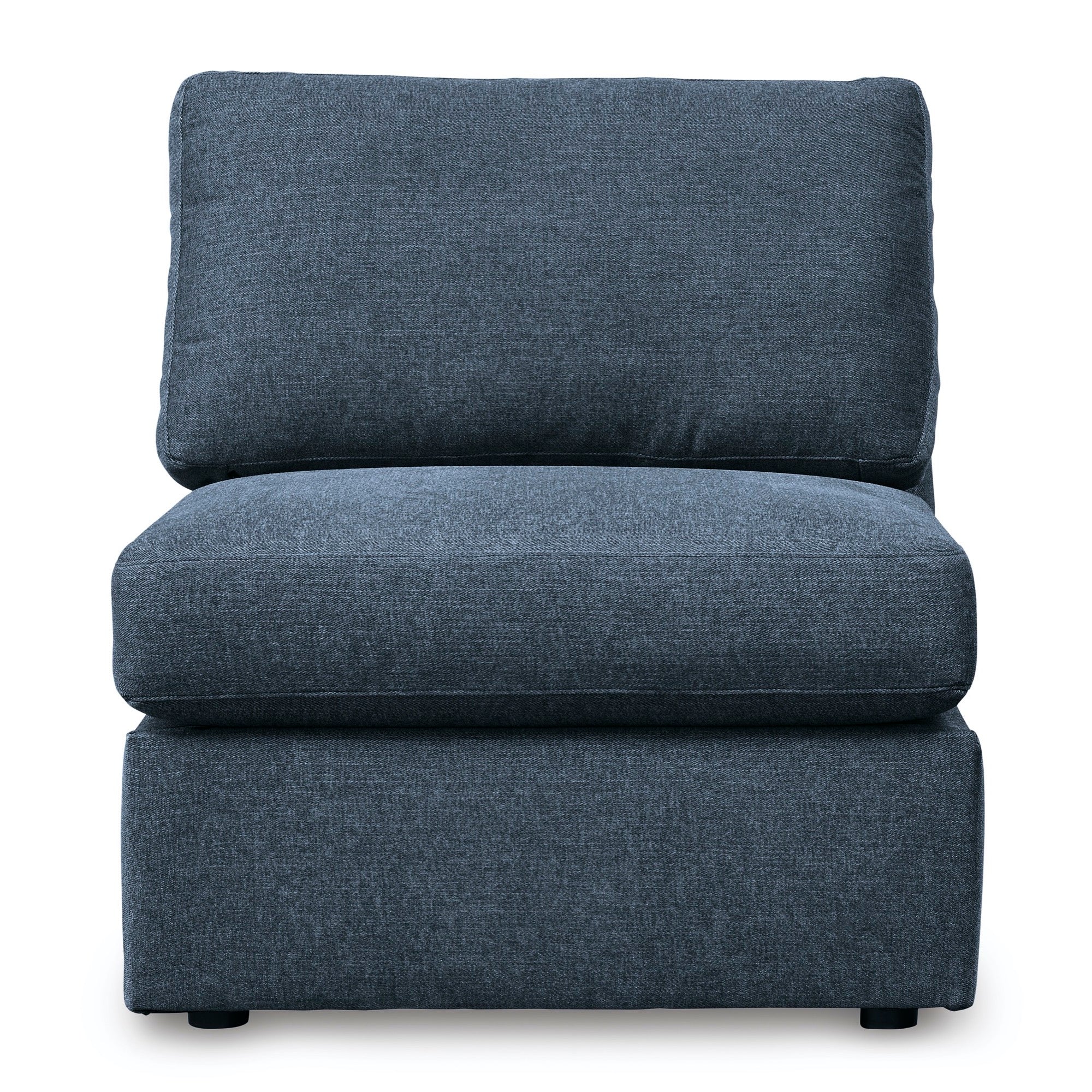 Kennedy Blue Armless Chair