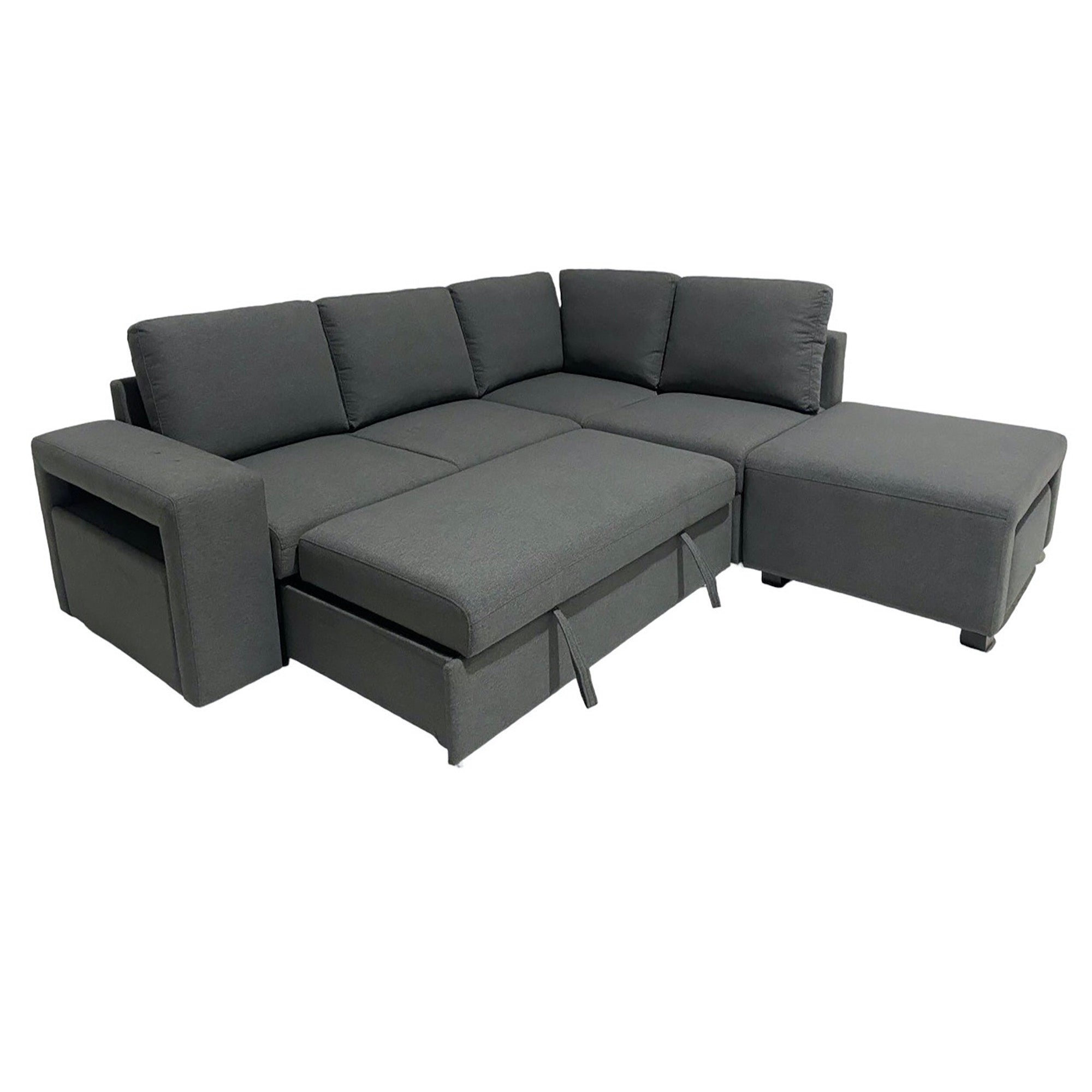 Morgan Sleeper Sectional with Storage Ottoman